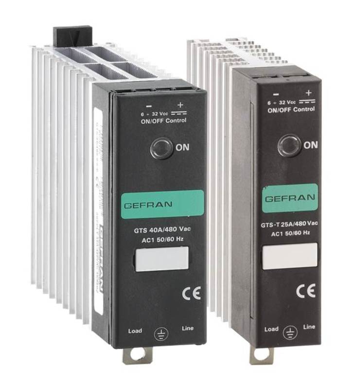 GEFRAN功率控制-固態繼電器帶/不帶散熱器 GTS系列
