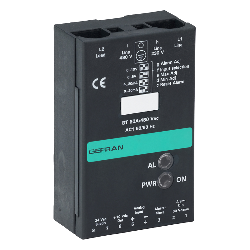 GEFRAN功率控制-固態繼電器帶/不帶散熱器 GT系列