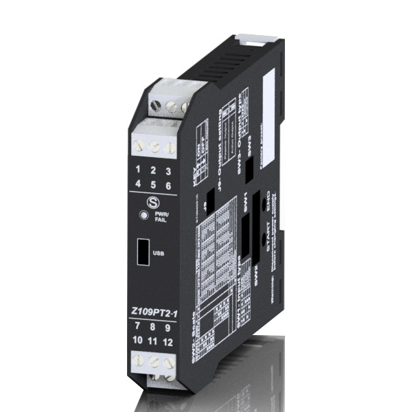 意大利Seneca RTD至DC電流/電壓隔離器轉換器Z109PT2-1